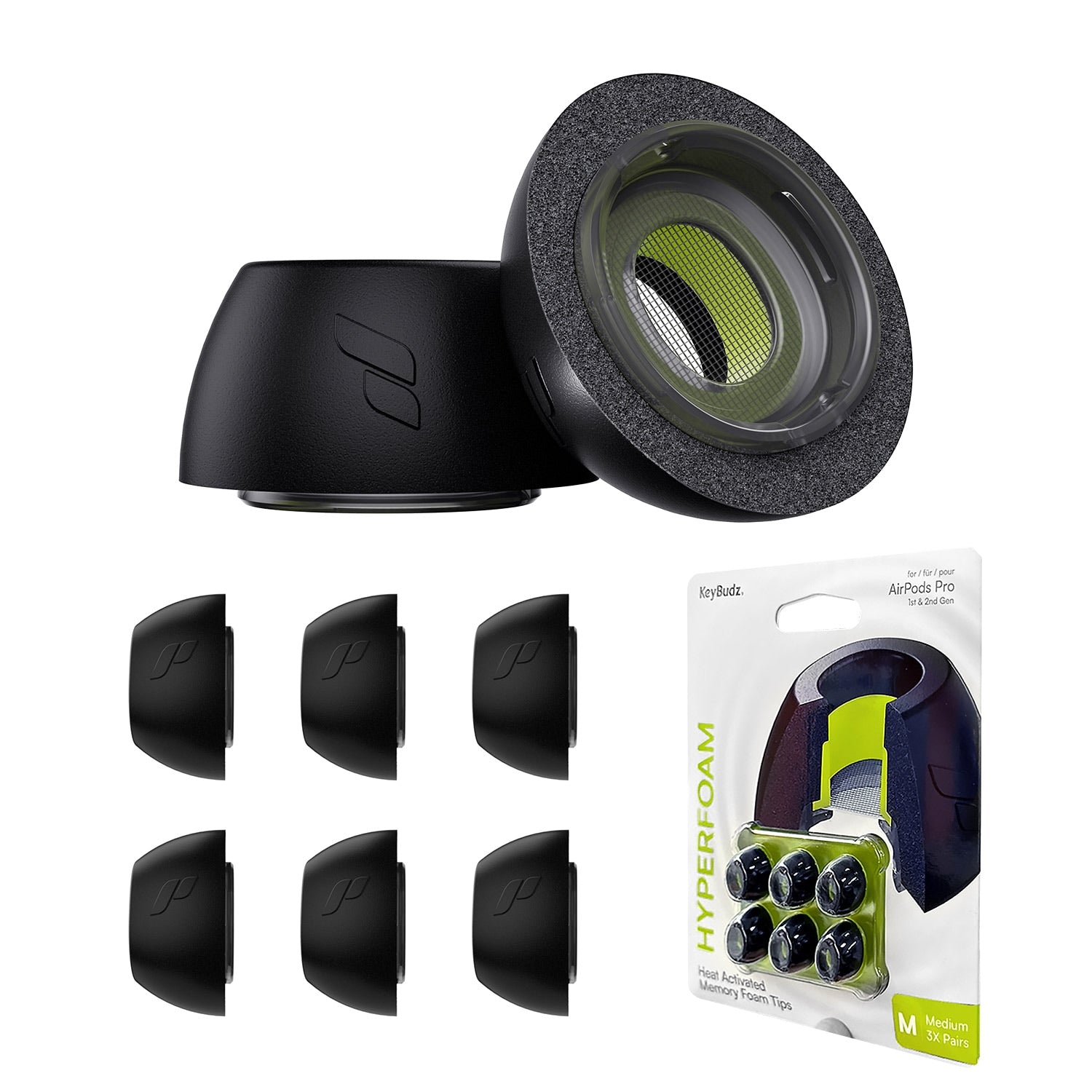 keyBudz AirPods Pro HYPERFOAM イヤーチップ AirPods Pro 第2