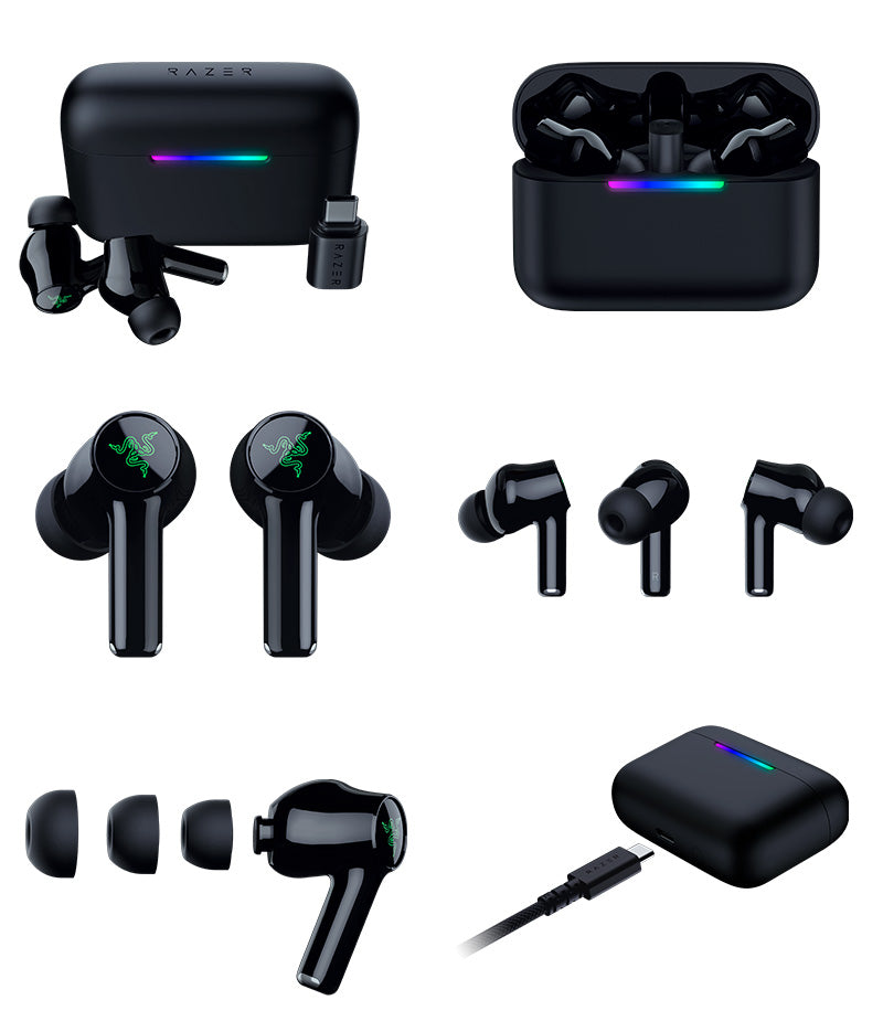 新品未使用☆ Razer Bluetoothイヤフォン Razer Hammerhead V3 HyperSpeed Bluetooth 6.0 ワイヤレスマルチ