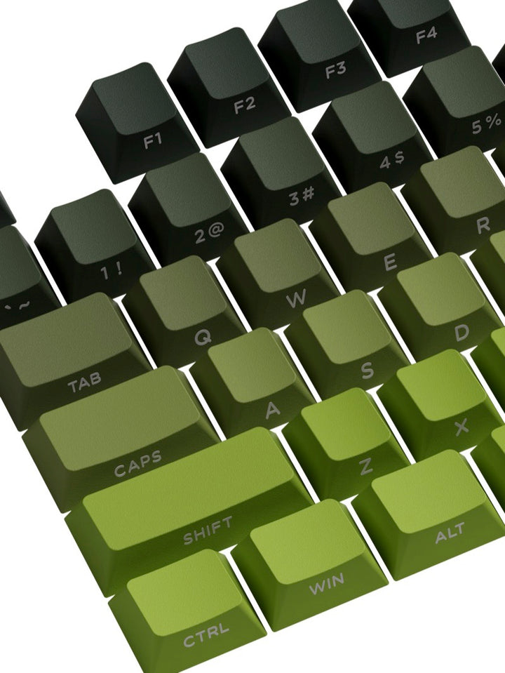 Akko グラデーション キーキャップセット 135キー 60/75/85/100% 光透過 サイドプリント