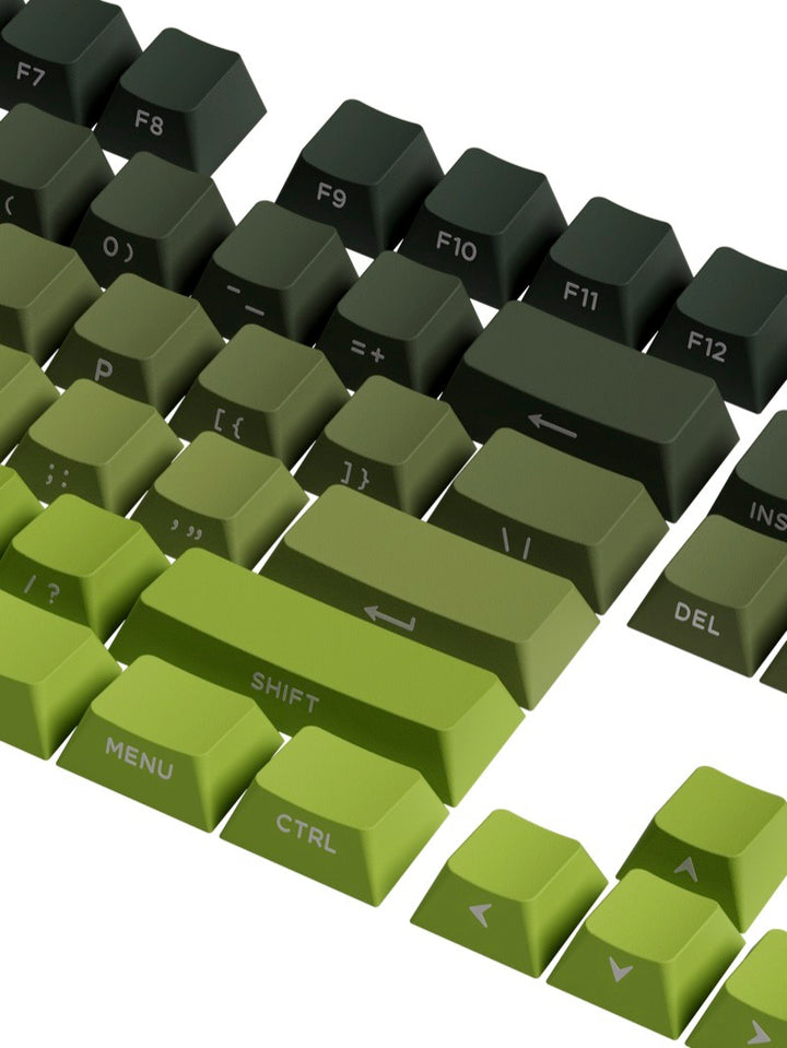 Akko グラデーション キーキャップセット 135キー 60/75/85/100% 光透過 サイドプリント