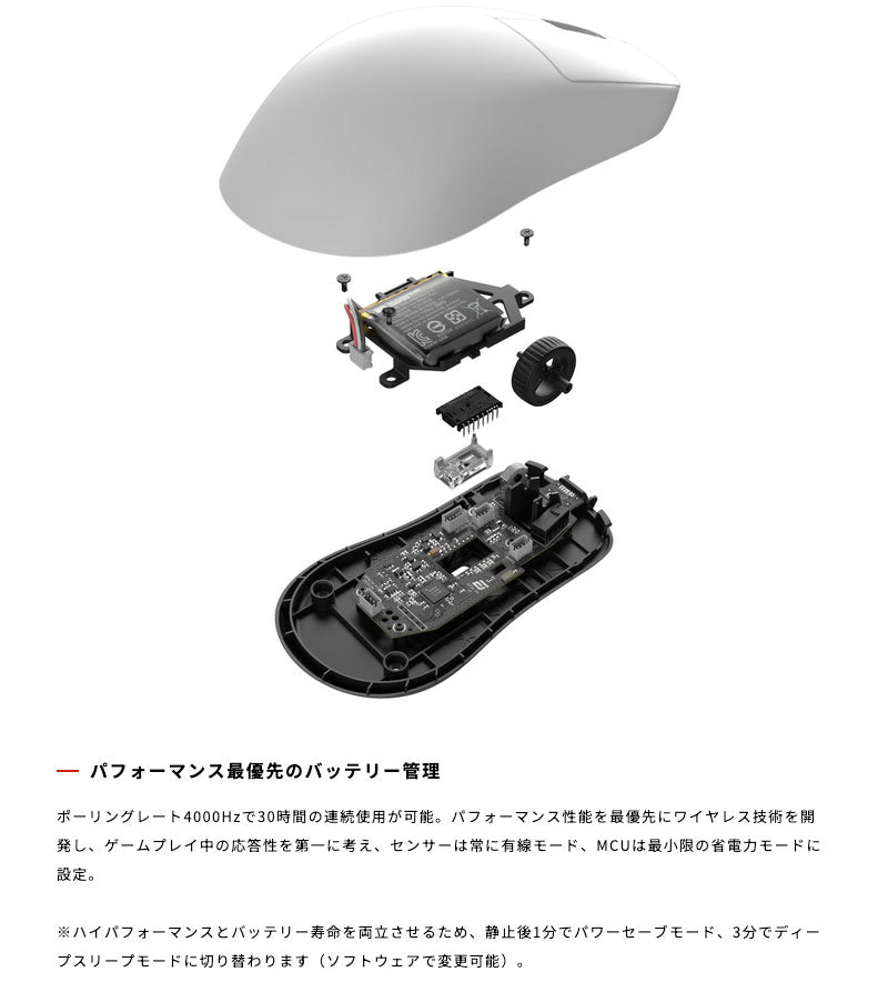 ENDGAME GEAR OP1w 4K V2 Gaming Mouse 無線 / 有線 4Kモデル – kitcut