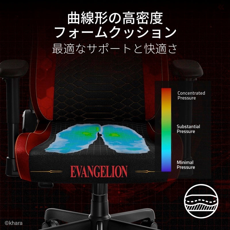 Razer Iskur V2 X EVANGELION (EVA-02) Edition 『エヴァンゲリオン