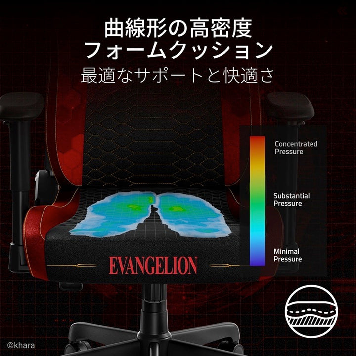 Razer Iskur V2 X EVANGELION (EVA-02) Edition 『エヴァンゲリオン』コラボ ゲーミングチェア
