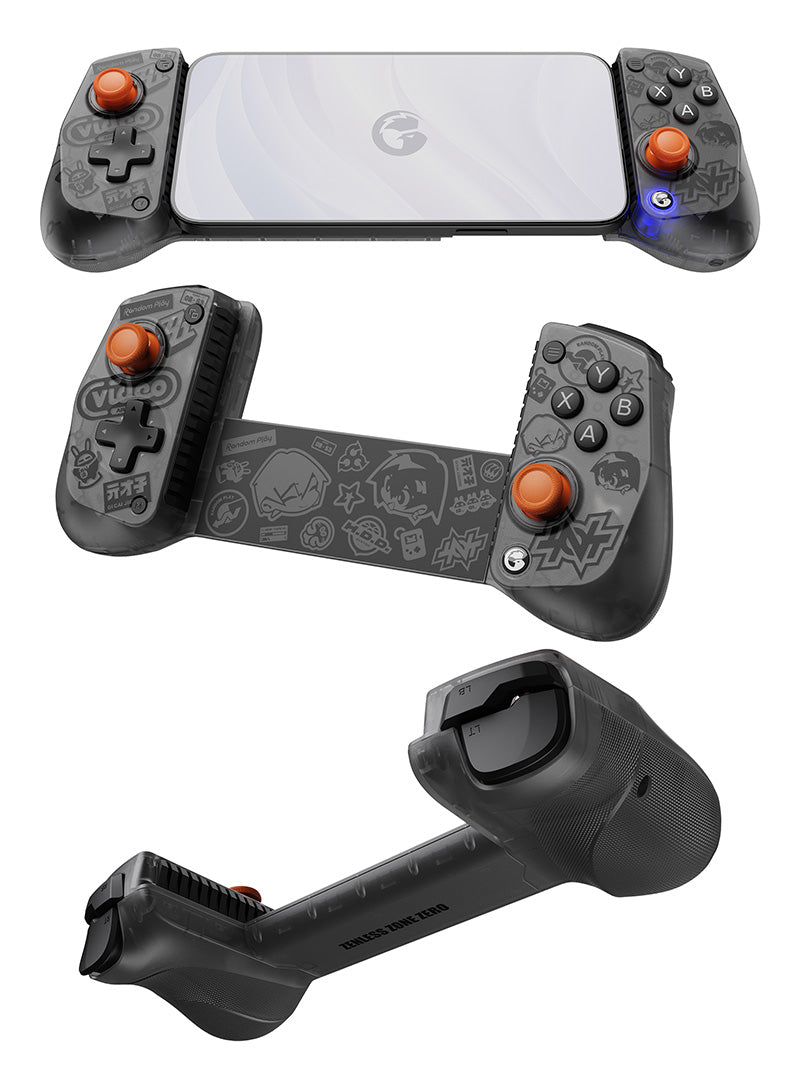 GameSir X5s ゼンレスゾーンゼロ コラボモデル ZZZデザインボタンキャップ付属 モバイルゲーミングコントローラー