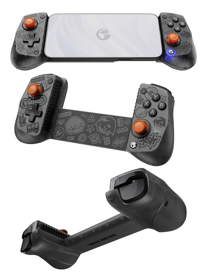 GameSir X5s ゼンレスゾーンゼロ コラボモデル ZZZデザインボタンキャップ付属 モバイルゲーミングコントローラー