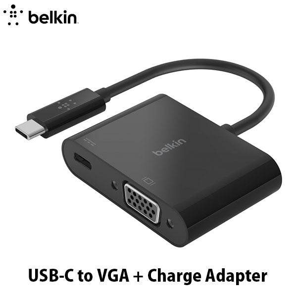 BELKIN USB-C to VGA + USB-C 60W PD対応 変換アダプタ
