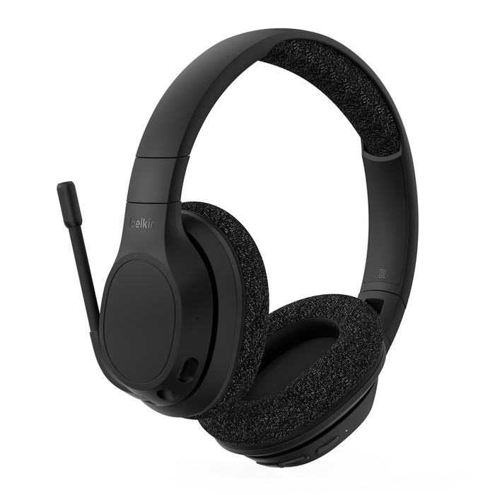 BELKIN SoundForm Adapt ワイヤレスオーバーイヤーヘッドセットマルチポイント対応 65時間連続再生 Bluetooth 5.2 AUD005btBLK