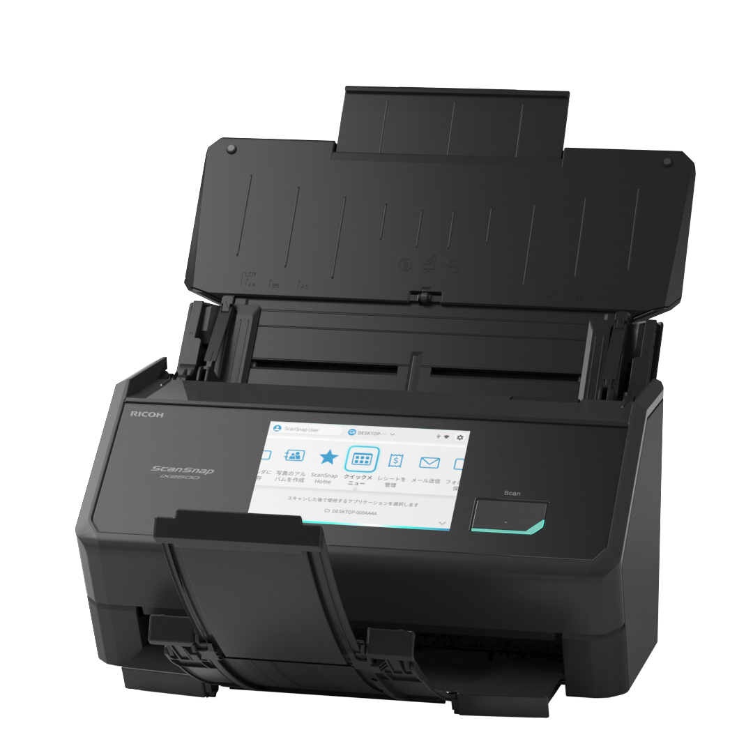 リコー PFU ScanSnap iX2500 タッチパネル搭載 ドキュメントスキャナー | Wi-Fi対応/USB接続 | 書類スキャン | PDF化 | 紙レス化 | 電子帳簿保存法対応 | 写真 | 書類 | レシート | 名刺