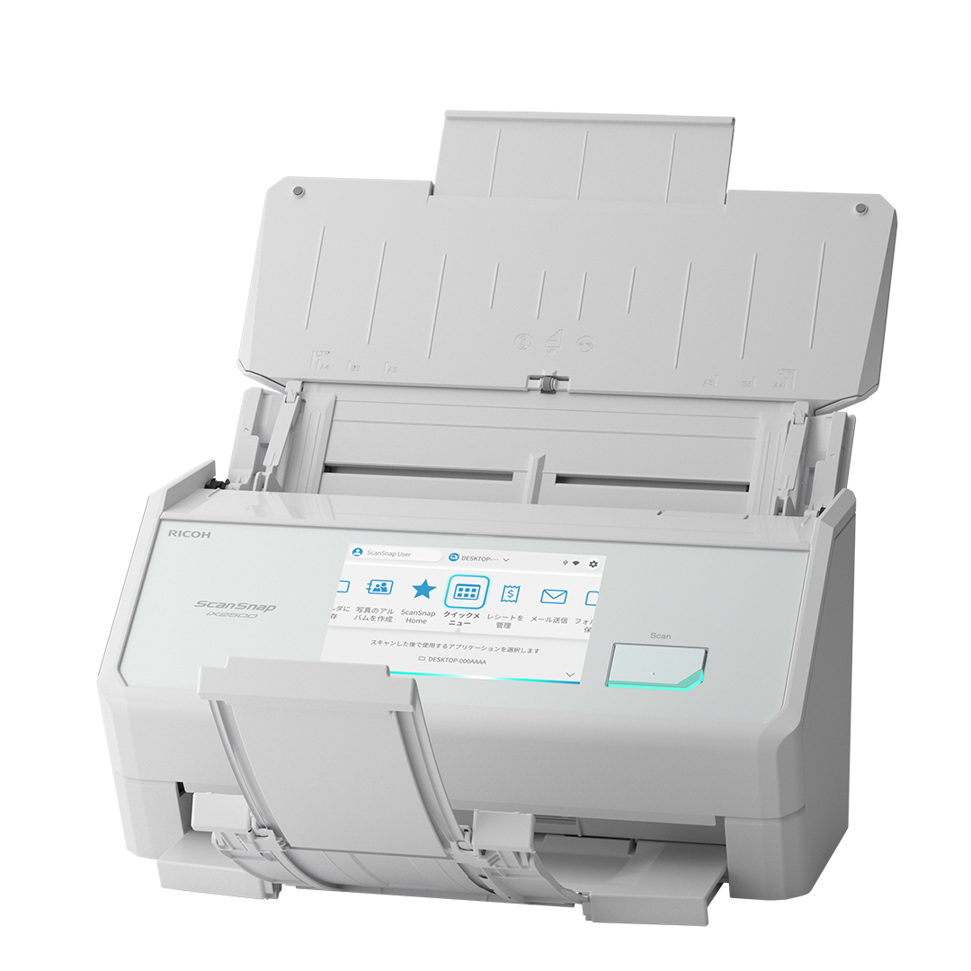 リコー PFU ScanSnap iX2500 タッチパネル搭載 ドキュメントスキャナー | Wi-Fi対応/USB接続 | 書類スキャン | PDF化 | 紙レス化 | 電子帳簿保存法対応 | 写真 | 書類 | レシート | 名刺