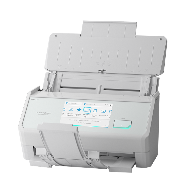 リコー PFU ScanSnap iX2500 タッチパネル搭載 ドキュメントスキャナー | Wi-Fi対応/USB接続 | 書類スキャン | PDF化 | 紙レス化 | 電子帳簿保存法対応 | 写真 | 書類 | レシート | 名刺