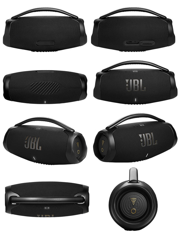 JBL BOOMBOX 3 Wi-Fi Bluetooth 5.3 ワイヤレス スピーカー IP67 防塵 完全防水 ブラック