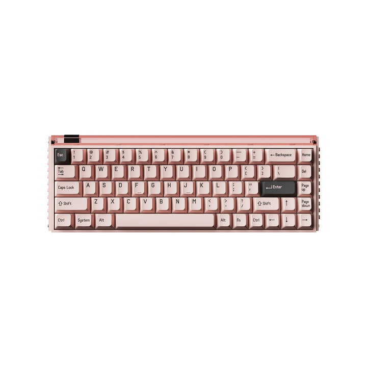 MelGeek MADE68 Pro ゲーミングキーボード Pink 65% 英語配列 有線 8000Hz ラピッドトリガー対応 テンキーレス 68キー