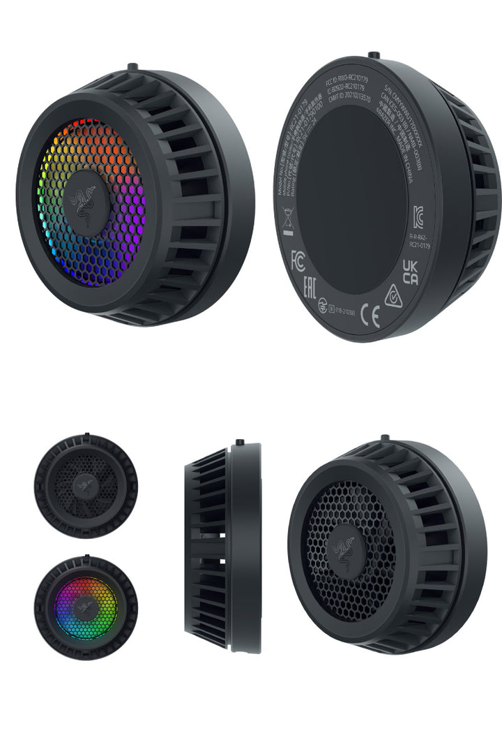 Razer Phone Cooler Chroma Magsafe吸着対応 RGBライト搭載 冷却ファン ブラック