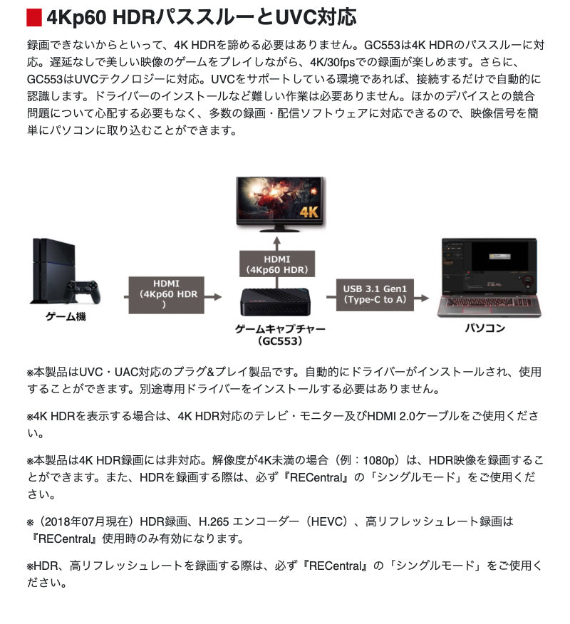 AVerMedia TECHNOLOGIES Live Gamer ULTRA GC553 HDMI USB3.0 ゲームキャプチャー