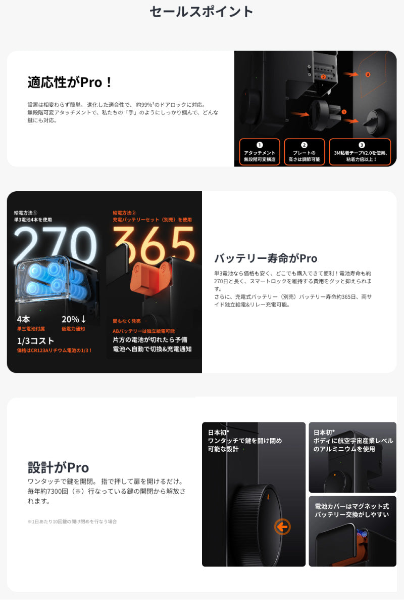 SwitchBot ドアロックPro 予備バッテリーセット 防犯対策