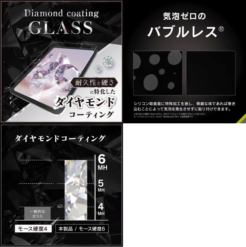 Simplism iPad A16 (第11世代) / 10.9インチ iPad(第10世代) 画面保護強化ガラスフィルム カドピタ