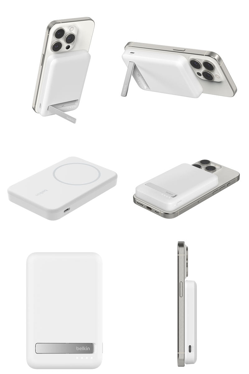 BELKIN BoostCharge Pro Qi2 モバイルバッテリー 5000mAh 15W +