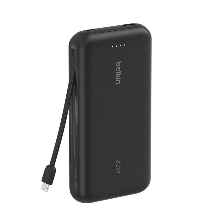 BELKIN BoostCharge 30W Power Bank 20000mAh ケーブル内蔵 モバイル