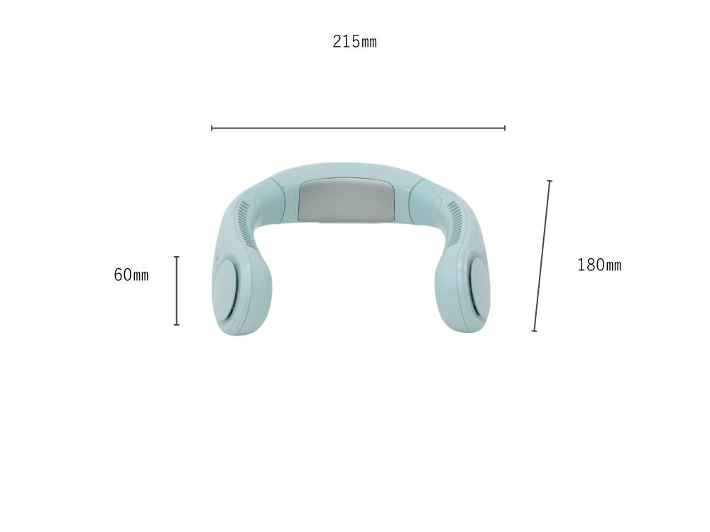 ELAiCE iFan CollarIce Ice 25 ペルチエ冷却プレート付き パワフルネックファン ポータブル扇風機 ペルチェ式 首掛け扇風機 暑さ対策