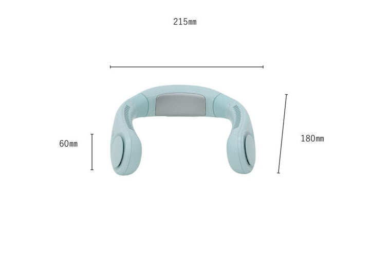 ELAiCE iFan CollarIce Ice 25 ペルチエ冷却プレート付き パワフルネックファン ポータブル扇風機 ペルチェ式 首掛け扇風機 暑さ対策