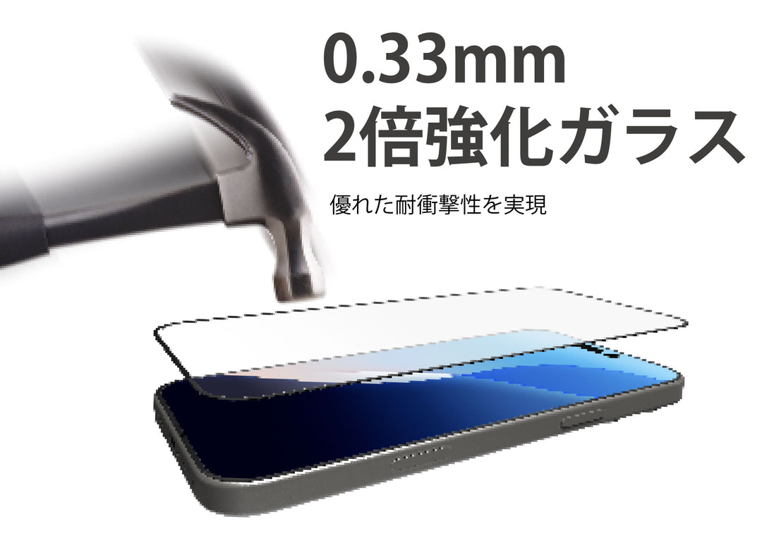 Absolute Technology iPhone 16  シリーズ 3D Perfect Enclosure 3Dタイプ・ガラススクリーンプロテクター 0.33mm