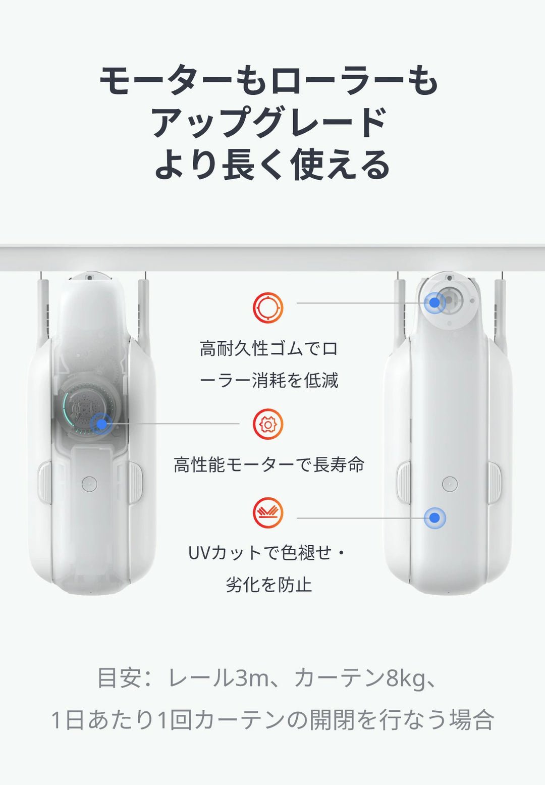 SwitchBot 朝目覚めカーテンセット SwitchBot ロボットカーテン 第3世代 （角型 / U型レール）セット