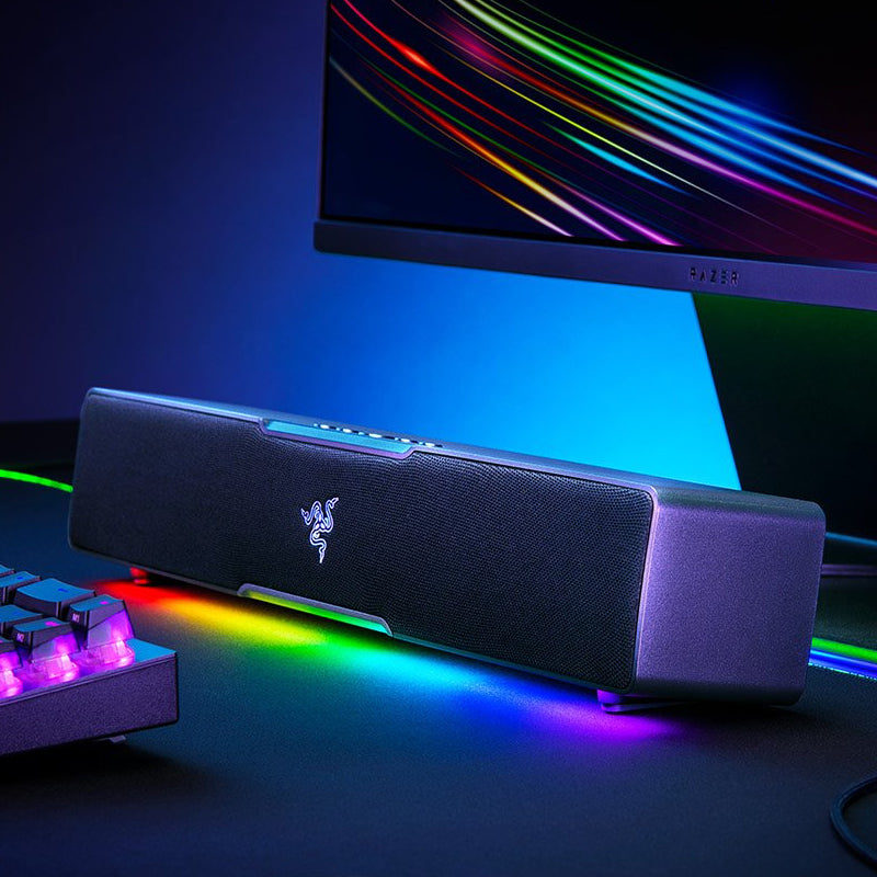 PC Gaming Soundbar  スピーカー Amazon.co.jp: スピーカー PC ゲーミングスピーカー 有線 RGBライト