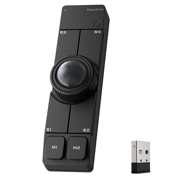 Keychron Nape Pro Bluetooth 5.3 / 2.4 GHz / 有線 トラックボールマウス