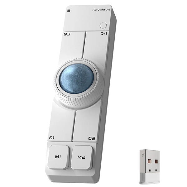 Keychron Nape Pro Bluetooth 5.3 / 2.4 GHz / 有線 トラックボールマウス