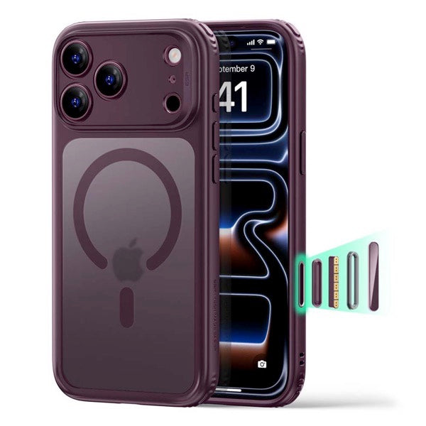 ESR iPhone 18 Pro / 17 Pro シリーズ Classic MagSafe対応クリアケース クリア