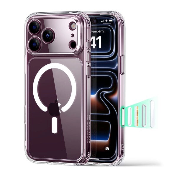 ESR iPhone 18 Pro / 17 Pro シリーズ Classic MagSafe対応クリアケース クリア
