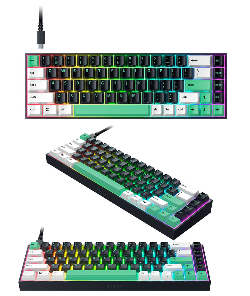 Razer Reclusa X mini 65% ホットスワップ可能 メカニカルゲーミングキーボード