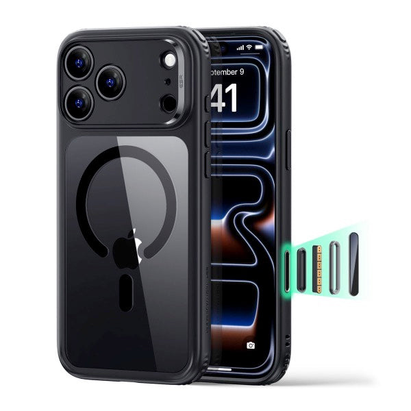 ESR iPhone 18 Pro / 17 Pro シリーズ Classic MagSafe対応クリアケース クリア