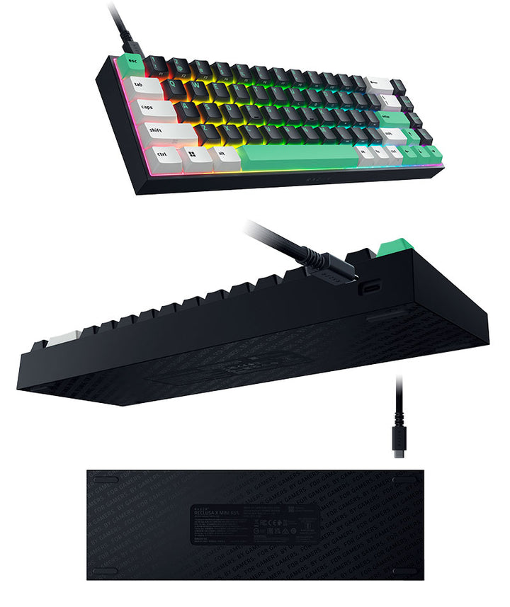 Razer Reclusa X mini 65% ホットスワップ可能 メカニカルゲーミングキーボード