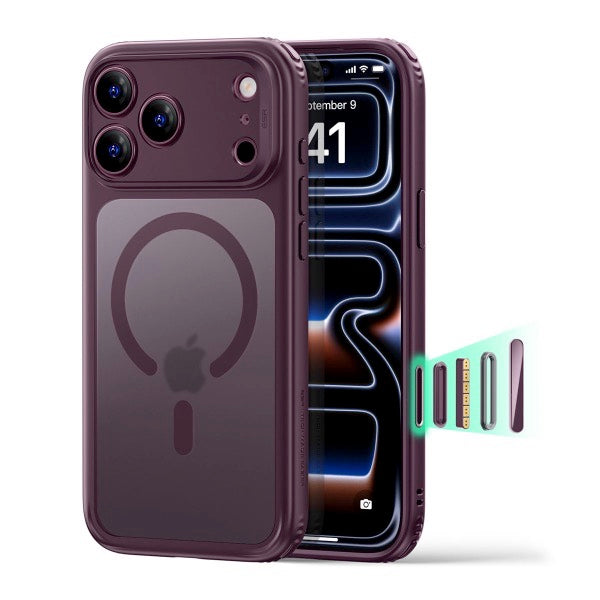 ESR iPhone 18 Pro / 17 Pro シリーズ Classic MagSafe対応クリアケース クリア