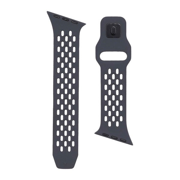 TRINITY Apple Watch 蒸れにくいエアホール搭載 シリコンメッシュバンド