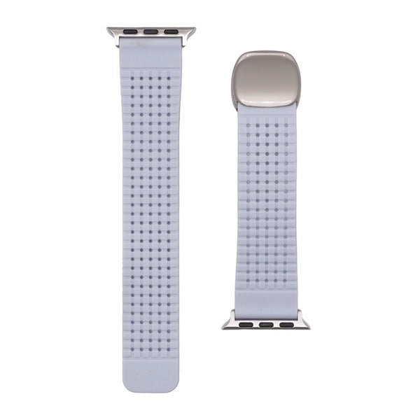 TRINITY Apple Watch マグネットバックル付きシリコンバンド ブロックパターン