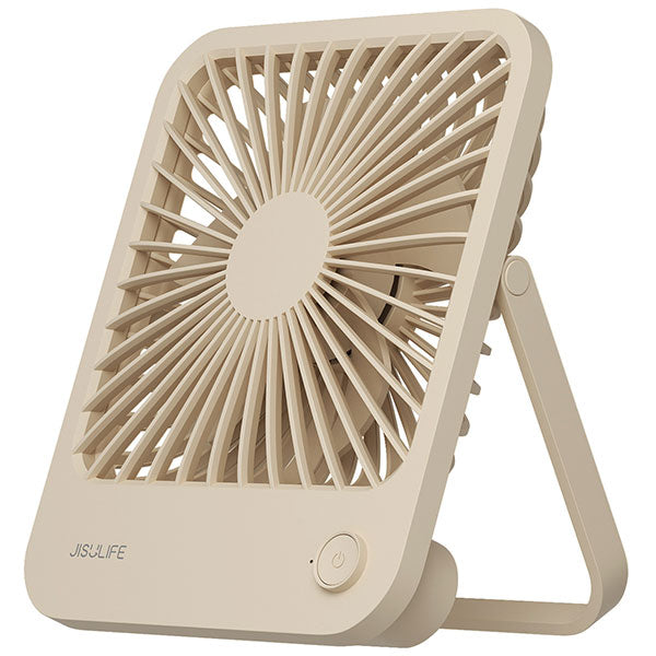 JISULIFE Ultra-thin Table Fan Life1 2000 ポータブル扇風機 モバイルバッテリー機能搭載 2000mAh