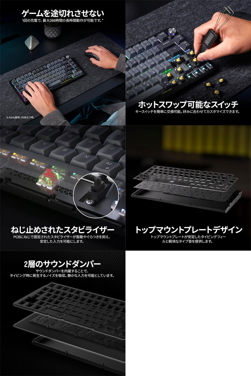 K65 PLUS ワイヤレスキーボード K65 PLUS WIRELESS | 株式会社リンクスインターナショナル