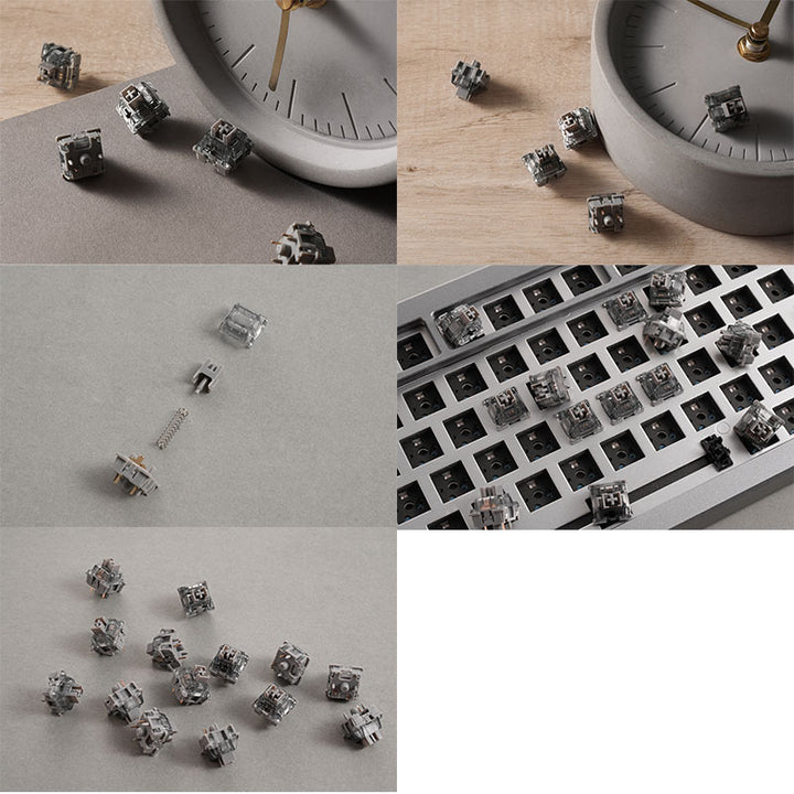 Akko V3 Silver Pro スイッチ (第3世代) 45pcs