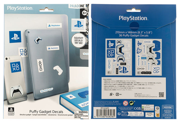 PALADONE Puffy Gadget Decals ビニールステッカー / PlayStation 公式ライセンス品