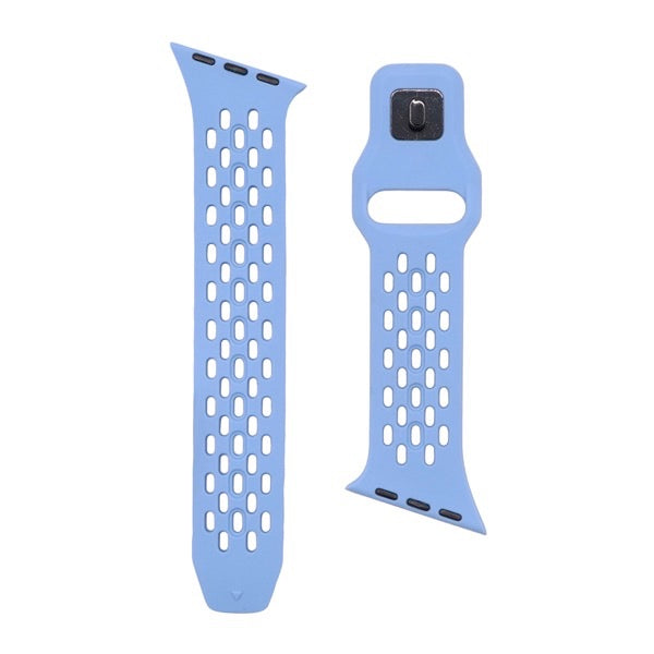 TRINITY Apple Watch 蒸れにくいエアホール搭載 シリコンメッシュバンド