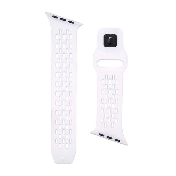 TRINITY Apple Watch 蒸れにくいエアホール搭載 シリコンメッシュバンド