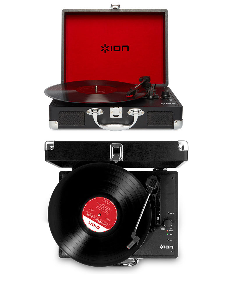 ION Audio Vinyl Motion ポータブル スーツケース型 レコードプレーヤー