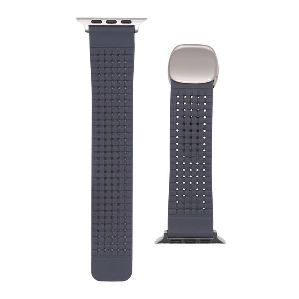 TRINITY Apple Watch マグネットバックル付きシリコンバンド ブロックパターン