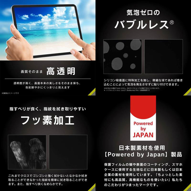 Simplism 11インチ iPad Pro M2 第4世代/ M1 第3 / 2 / 1世代 / iPad Air 第5 / 4世代 画面保護強化ガラス