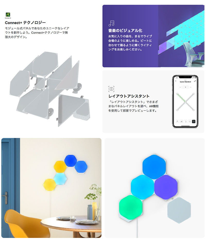 Nanoleaf Shapes ヘキサゴン スターターパック