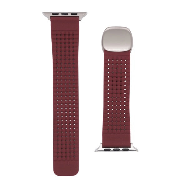 TRINITY Apple Watch マグネットバックル付きシリコンバンド ブロックパターン