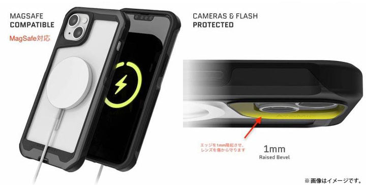 GHOSTEK iPhone 14 シリーズ Atomic Slim MagSafe対応 アルミ合金製スリムケース