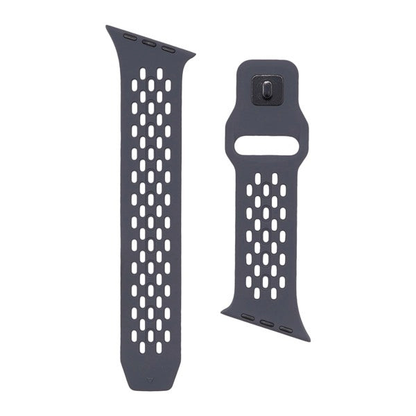 TRINITY Apple Watch 蒸れにくいエアホール搭載 シリコンメッシュバンド